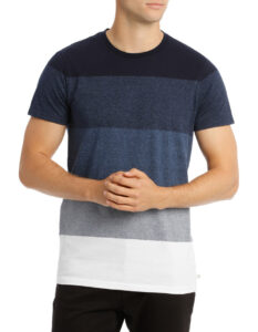 Mens Sahara Blocked Stripe Tee T-shirt manufacturer and suppliers in Bangladesh