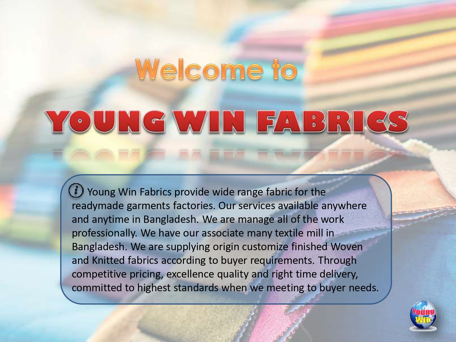 Young Win Fabrics Profile page 0001 Polyester 210T Taffeta Fabrics