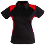 5 278 Womens Short Sleeve True Dry Contrast Polo Shirt