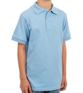 Boys 50% Cotton 50% Polyester Jersey Polo