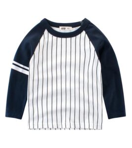 Boys Girls Striped Long Sleeve T-Shirts