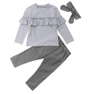 Girls 3Pcs Clothing Sets Childrens Clothing Sets