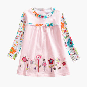 Girl’s Long Sleeves Casual Dress