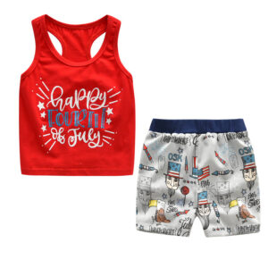 Toddler Boys Printed Clothing Sets