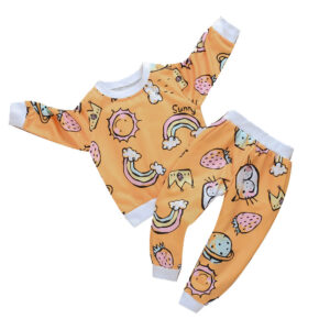 Toddler Girl’s and Boy’s Animal Cartoon Long Sleeves Casual Sets