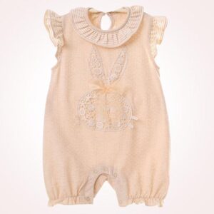 Baby Solid Sleeveless O-Neck Crawling Rompers