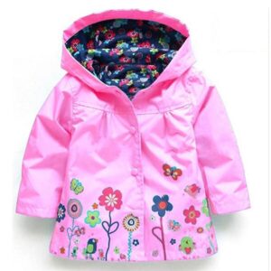 Boys Girls Kids Jacket Windbreaker Raincoat