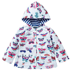 Boys Girls Windbreaker Raincoat