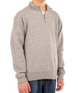 Boys Quarter Zip Sweatshirt