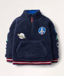 Boys Space Half-Zip Sweatshirt