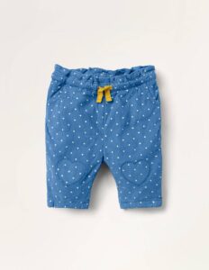 Girls Spot Cord Pull-On Trousers